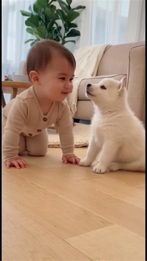 🐕 Sweetest Friendship Ever 👶 💗 Baby and dog growing up together — a bond beyond words! 🌈 #bestfriendsforever | Adorable BaBy