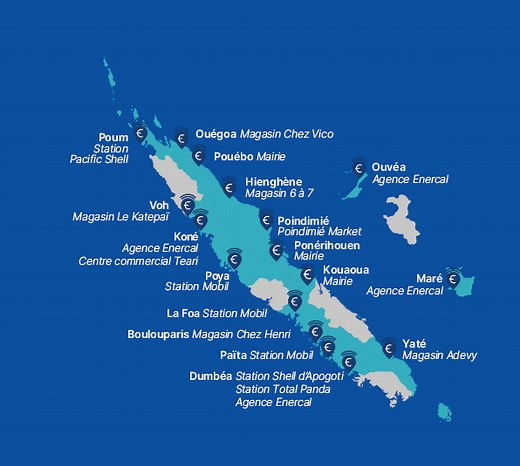 Des bornes de services - Enercal