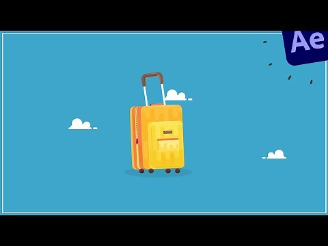Travel Bag Animation in After Effects Tutorials