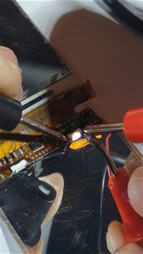 ⚠️ Glowing SMD LED Using Multimeter 😱 | Electronics Trick #shorts