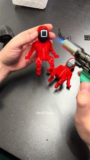 3D Printing Squid Game Guards 🔺🔲🔴 | Satisfying 3D Print Reels