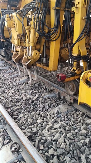 railway track blast packing machine #train #railway