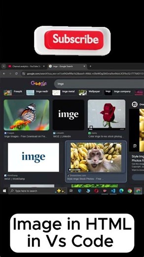 How to Add Image in HTML | VS Code Tutorial 🖼️