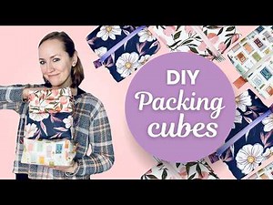 Make a Square Packing Cube with Me! 🪡🧵 Easy Sewing Tutorial