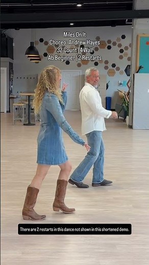Learn the MILES ON IT Linedance| Step by Step Lesson #linedance #linedancetutorial #coupleshorts