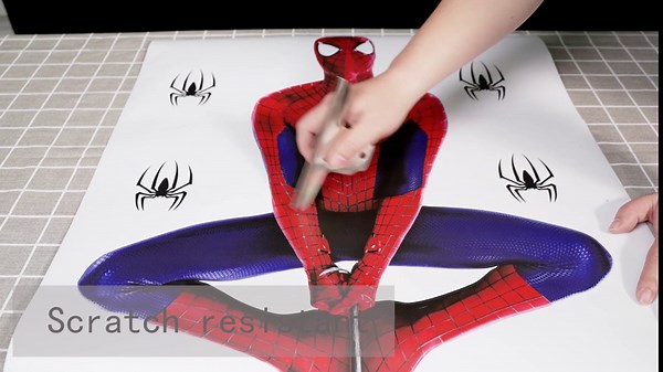 Spiderman Wall Decal for Boys' Bedroom Decor - Peel and Stick Vinyl Wall Decals for Kids Room Bedroom Wall Art Decor - 24" x 16"