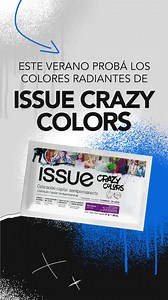 Con Issue Crazy Colors vas a resaltar más en este verano, con una coloración semipermanente de tonos puros y vibrantes que además, te van a otorgar una gran luminosidad en el cabello 👏 #issuecrazycolors | Issue Color