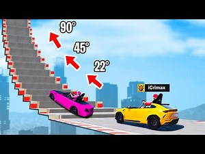 MINI LAMBO schafft die 90° TREPPE in GTA 5! (Experiment)