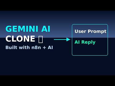 I Built a Gemini-Like AI App Using n8n & Lovable 🤖