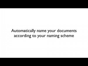 Genius Scan - Smart Document Names Tutorial