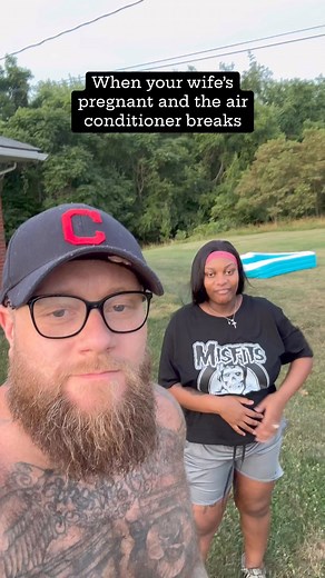 1M views · 10K reactions | Poor Sako was miserable today without air conditioning. #marriedlife #couples #interracialcouple #wv | Dalton Aint Worried | Facebook
