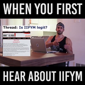The IIFYM website looks like an old porn site. That I used to visit. On the reg. | Bro Science