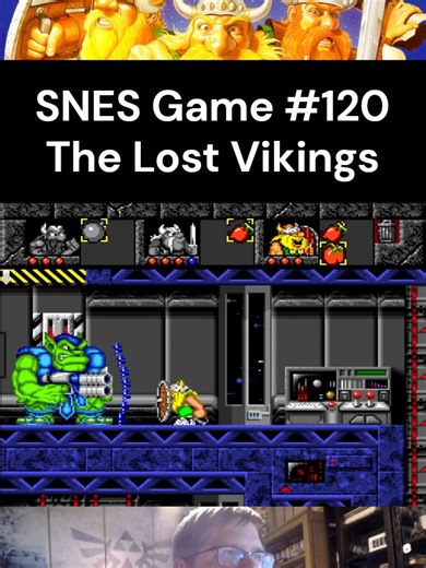 SNES Game 120 - Taramoor fails at The Lost Vikings #snes#puzzle #blizzard #nintendo