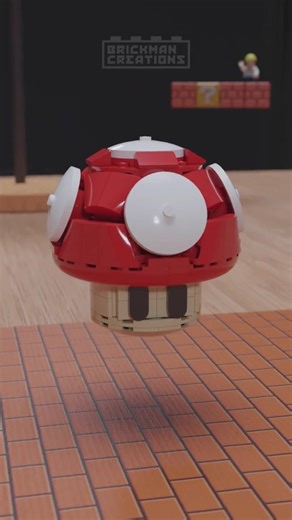 Super Mario Mushroom | LEGO Assembly Animation #lego