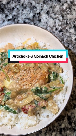 Artichoke & Spinach Chicken Recipe for Dinner