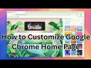 How to Customize Google Chrome Home Page