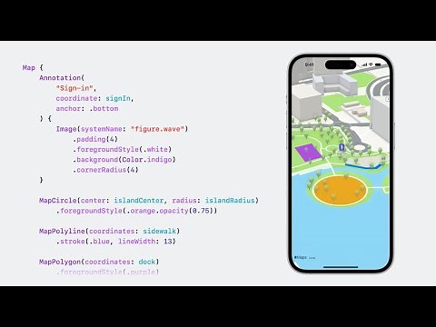WWDC23: Meet MapKit for SwiftUI | Apple