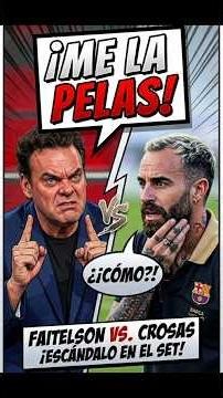 David Faitelson le dice " me la pelas" a Marc Crosas en pleno programa en vivo🔥#davidfaitelson#viral