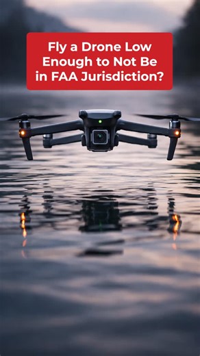 UAV Coach | Drone Training on Instagram: "Can a drone fly low enough to not be in FAA jurisdiction? Let's find out!⁠ ⁠ Want to stay up to date with drone insights and tips each weekend? Subscribe to our weekly newsletter - link in bio!⁠ ⁠ #uavcoach #dronepilotgroundschool #drones #droneflying #drone #faa #dji #droneshots"