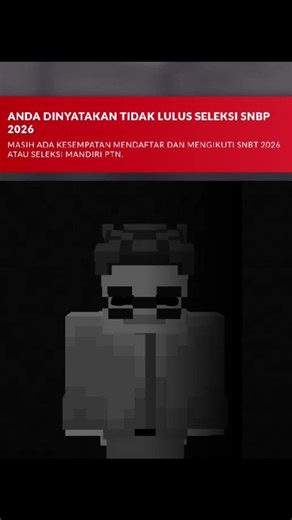 Selamat tinggal SNBP, halo SNBT #minecraft #snbp #snbt