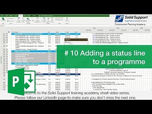 Adding a status line to a programme - MSP quick tip # 10