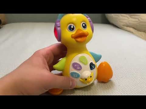 Baby Musical Duck Toy Dancing Crawling Tummy Time, Light Up Infant Toys Review