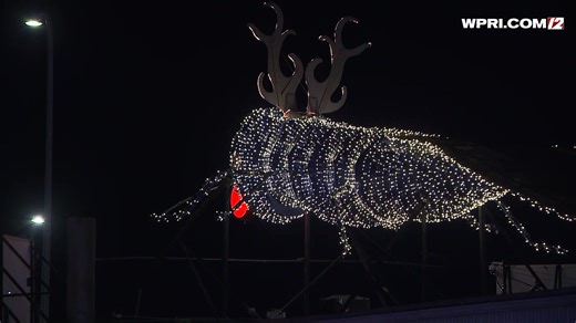 5.8K views · 59 reactions | The guest of honor at this year's Big Blue Bug lighting was none other than the woman who gave him his name! Learn more: https://trib.al/mPhyH1G | WPRI 12 | Facebook