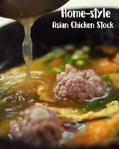 The Asian chicken stock I make at home (not your fancy, hours-long restaurant concoction...just good stock and great chicken to eat too!) ✌️💥🤗 👊 Get the recipe: https://www.marionskitchen.com/home-style-asian-chicken-stock/ | Marion Grasby