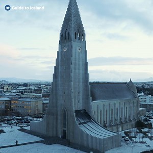 3.6K views · 560 reactions | Whether it’s a day filled with snow, fog, or radiant sunshine, the tower of Hallgrimskirkja church stands tall atop the hill of Reykjavik’s downtown area ⛪ You can visit the church tower and enjoy a spectacular panoramic view of the city and its surroundings  | Guide to Iceland | Facebook