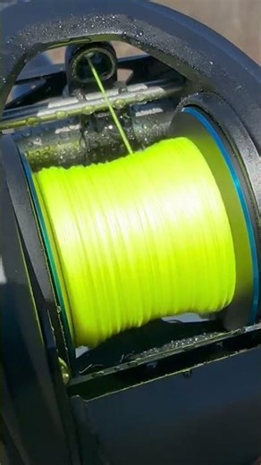 High Vis Yellow Braid 💛 Track Every Cast Like This 🤯 #reactiontackle #fishing
