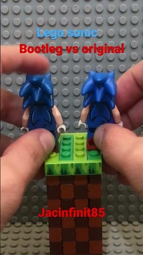 Lego sonic bootleg vs original