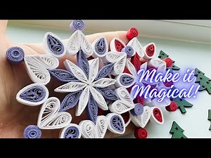Easy Quilled Snowflake Tutorial – Perfect for Christmas!