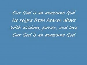 Our God is an Awesome God He Reigns by Rich Mullins