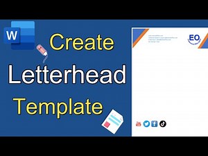 Step by step to create a letterhead template in Word
