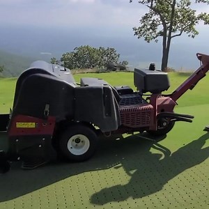 4.4K views · 41 reactions | Define: aerification / aer - i - fi - ca - tion /  noun: The process by which holes are punched into greens to allow for air to get into soil underneath. This process is needed when the soil beneath the surface becomes compacted, and therefore, the grass roots struggle to breathe. We began the aerification process yesterday #abovetheclouds, and we are looking forward to seeing our greens thrive! | McLemore Resort | Facebook