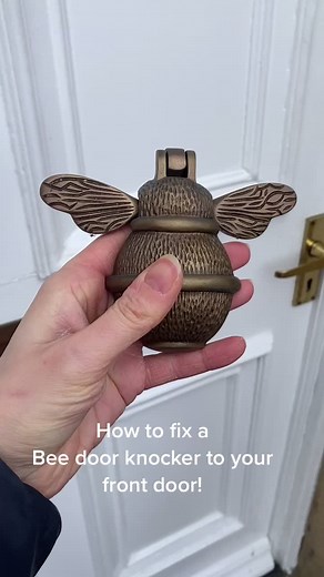 Bee Door Knocker Installation Guide