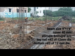 how to do Plinth beam concrete casting|reinforcement details|step by step procedure|ground beam