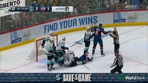 GRUUUUUUUU 🤝 WaFd Bank Save of the Game | Seattle Kraken