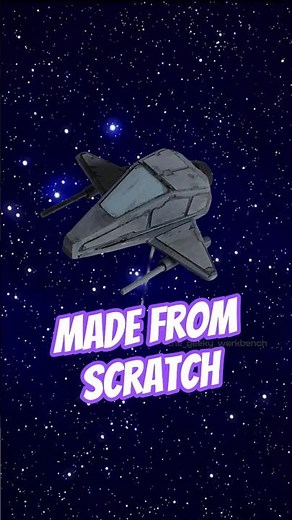 Smallest Squadron of Tiny Starfighters I ever made from Scratch!