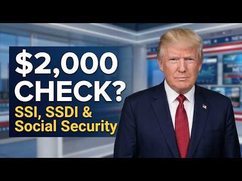 2026 Stimulus Update Could a $2,000 Check Reach SSI, SSDI & Social Security