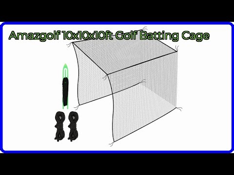REVIEW (2025): Amazgolf 10x10x10ft Golf Batting Cage. ESSENTIAL details.