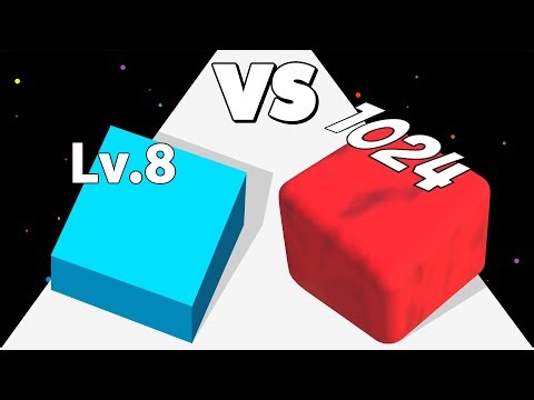 LINE COLOR 3D GAME (vs) JELLY SNAKE 2048 RUN