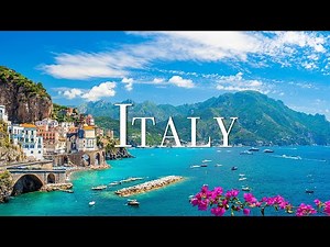 Italy 4K Amazing Nature - Beautiful Piano Music, Relaxing Music for Studying, Sleep or Relaxation