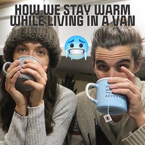 2.6M views · 4.9K reactions | How to Keep Warm While Living in a Van in Winter 略 | Eamon and Bec | Facebook