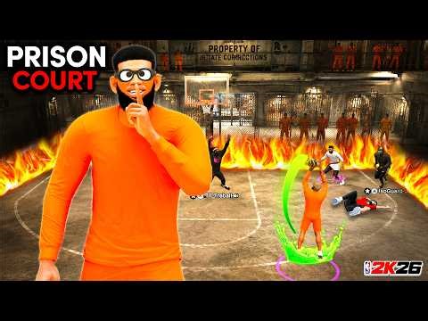 I WENT TO THE PRISON PARK ON 2K AND COOKED EVERYBODY WITH MY NEW 6'4 BULLY BUILD ON NBA 2K26!