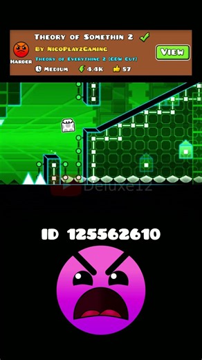 Theory of Something 2 challenge #geometrydash #gd #shorts