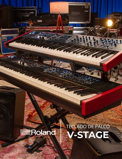 Roland Brasil on Instagram: "O V-STAGE 76 reúne timbres essenciais, resposta precisa e controle total para encarar qualquer show com segurança e muita música 🎶 #RolandBrasil #VSTAGE76 #StageKeyboard #TecladosRoland"