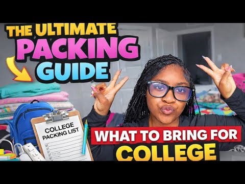 ULTIMATE COLLEGE PACKING LIST 📦| guide for freshman year dorm + what to & NOT to bring