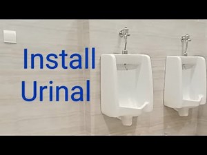 Install urinal