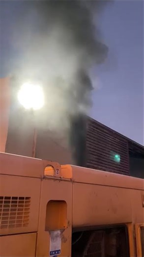 Parking generator problem is smoke#mechanical# #dieselgenerator